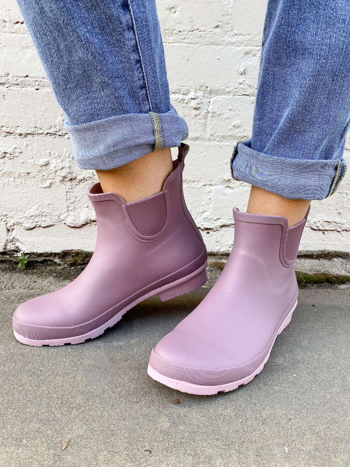 The Amelia Rain Boots - Light Pink