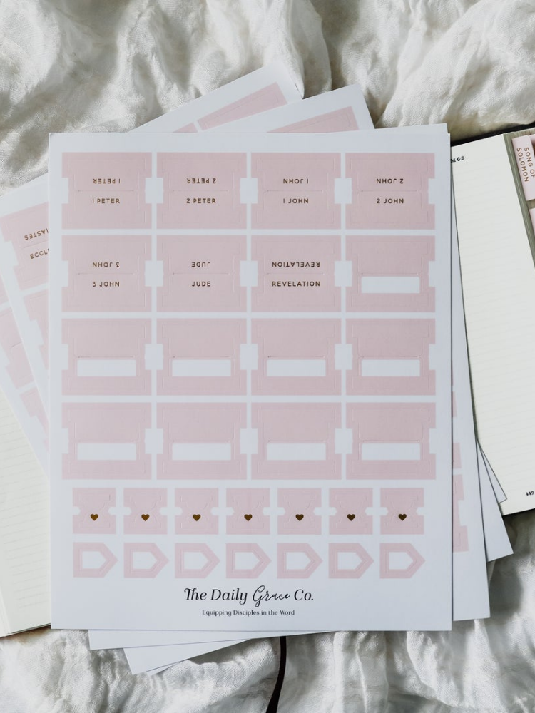 Blush Bible Tabs