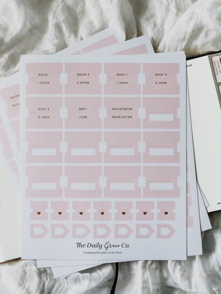 Blush Bible Tabs