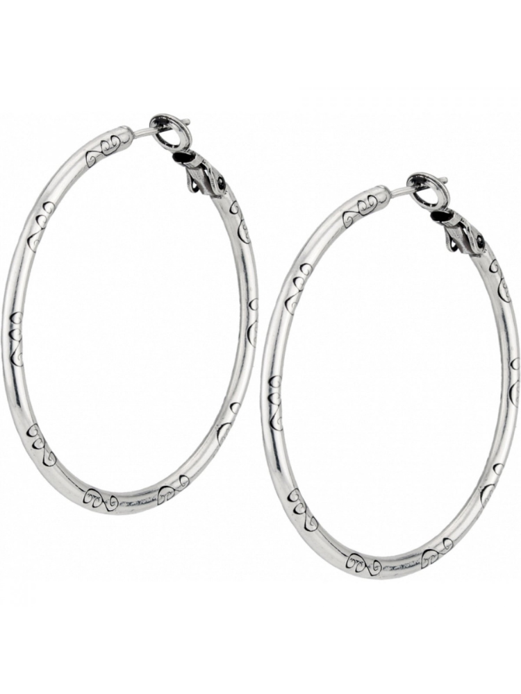 Brighton: Large Earring Charm Hoops