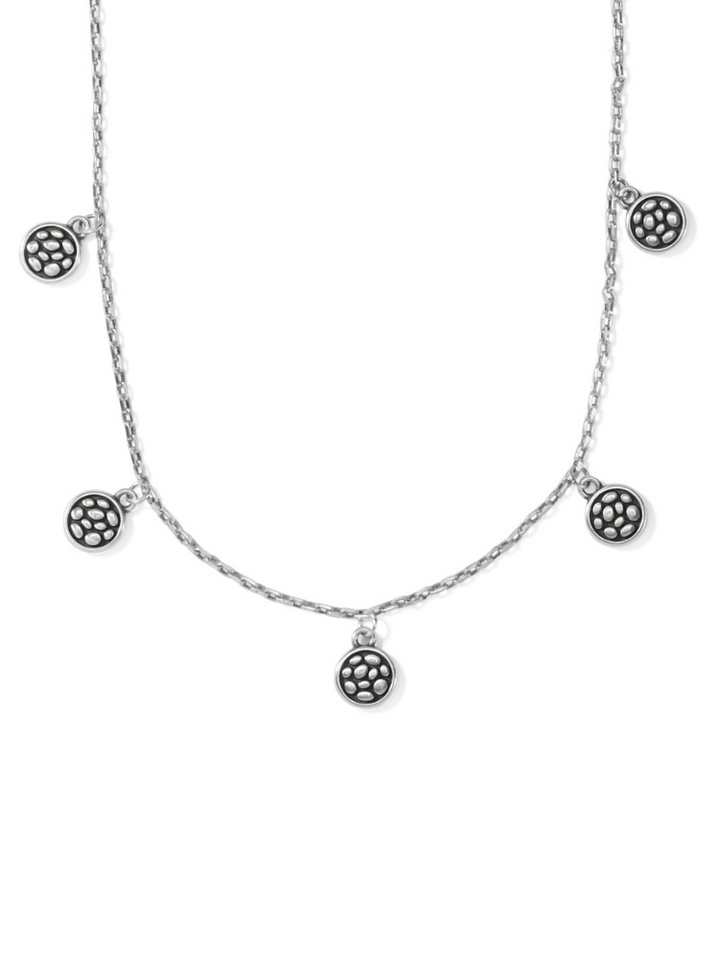 Brighton: Pebble Round Droplet Necklace