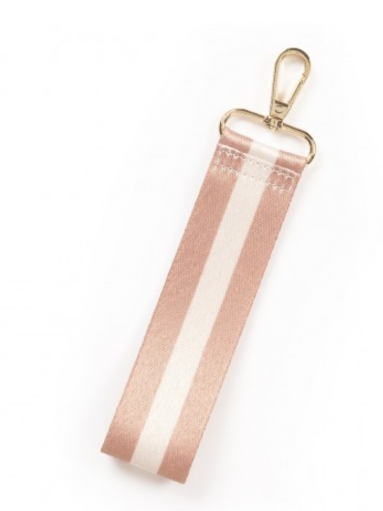 Wristlet Strap - Tan Stripe