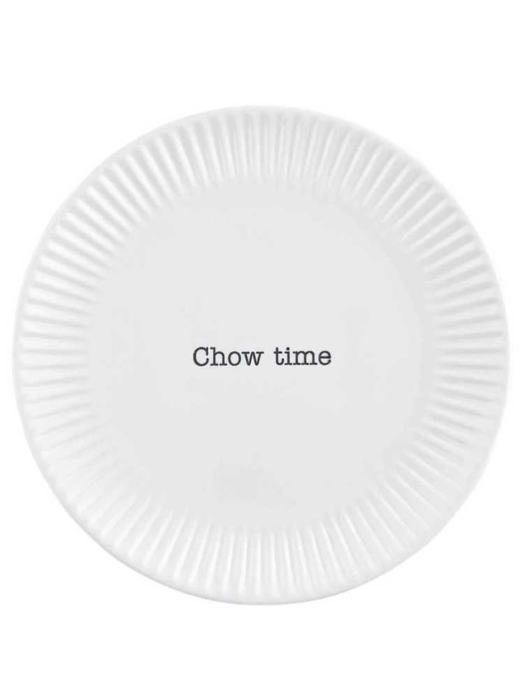 Melamine Salad Plate - Chow Time