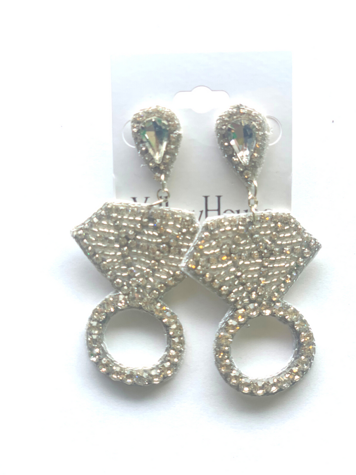 Marry Me Earring - Silver