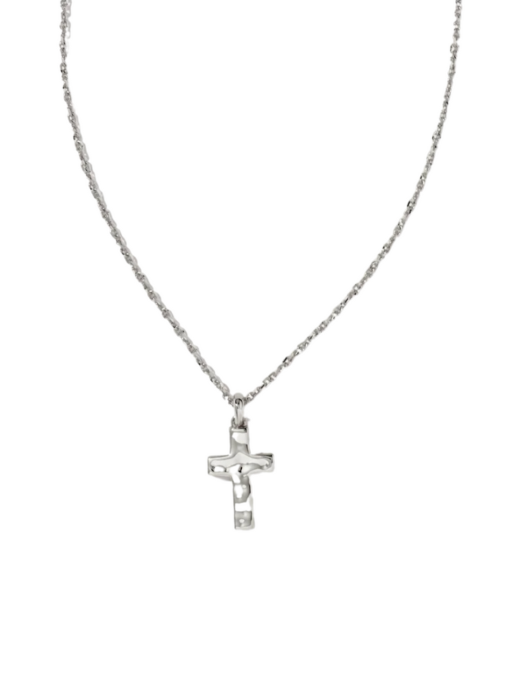 Kendra Scott - Silver Cross Pendant Necklace