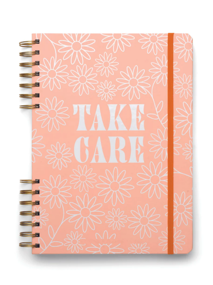 Take Care Journal - Pink Flower