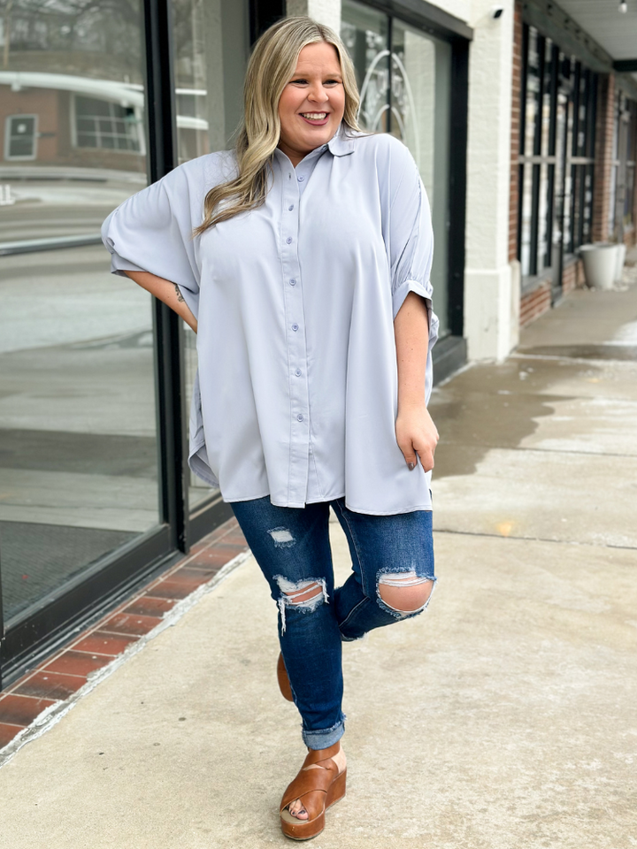 The Mindy Top - Blue
