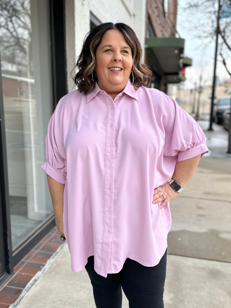 The Mindy Top - Baby Pink