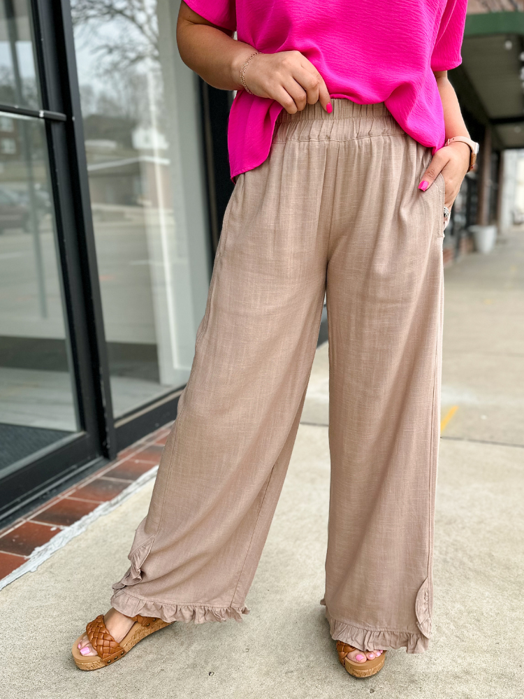 The Archie Pants - Taupe