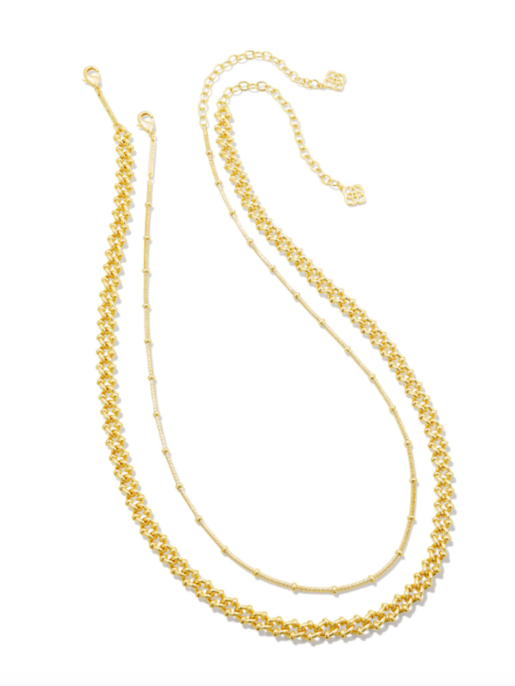 Kendra Scott - Lonnie Set of 2 Chain Necklace in Gold