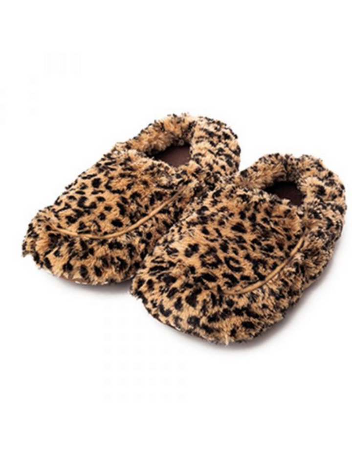 Warmies Slippers- Leopard
